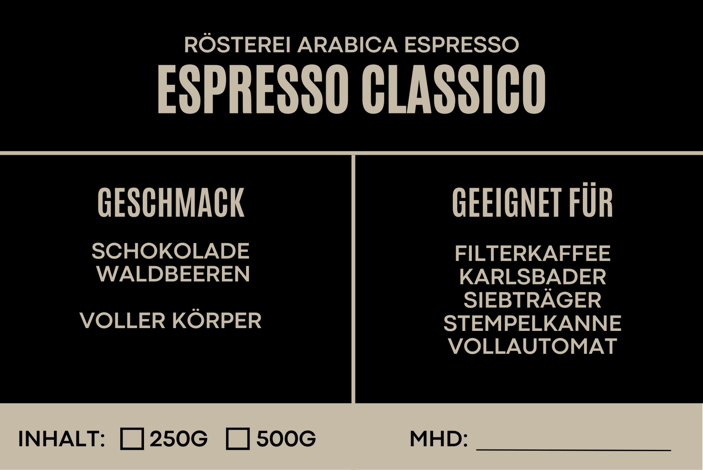 Espresso Classico - Goldmedaille 2021
