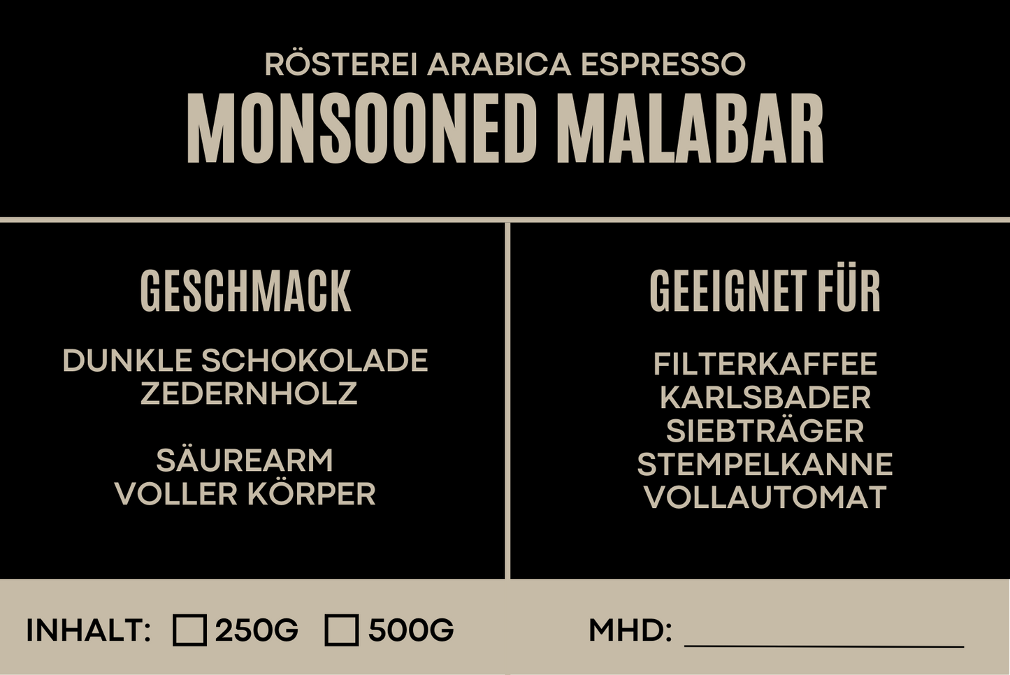 Monsooned Malabar Espresso