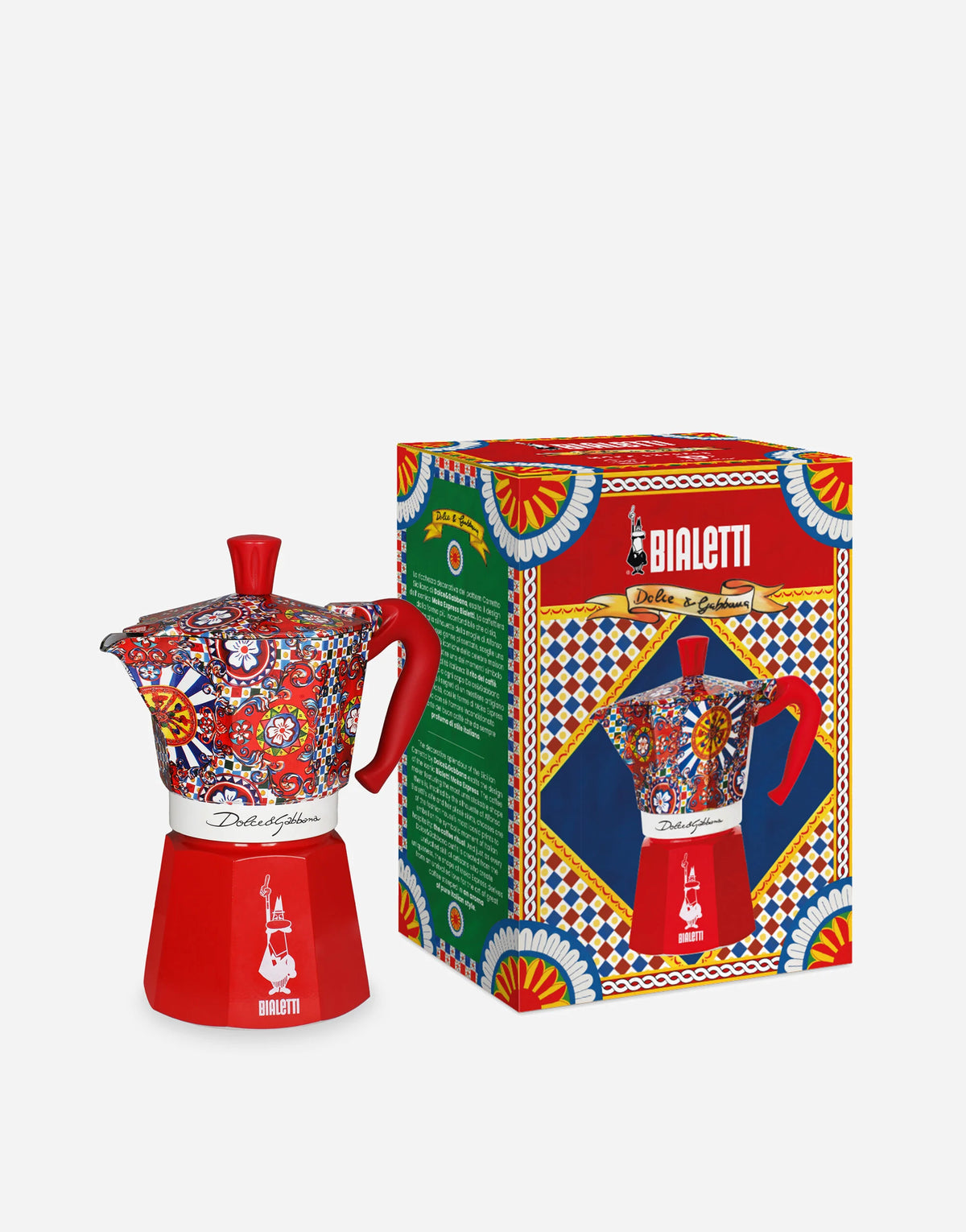 Dolce & Gabbana x Bialetti Moka Express Kaffeekocher rot