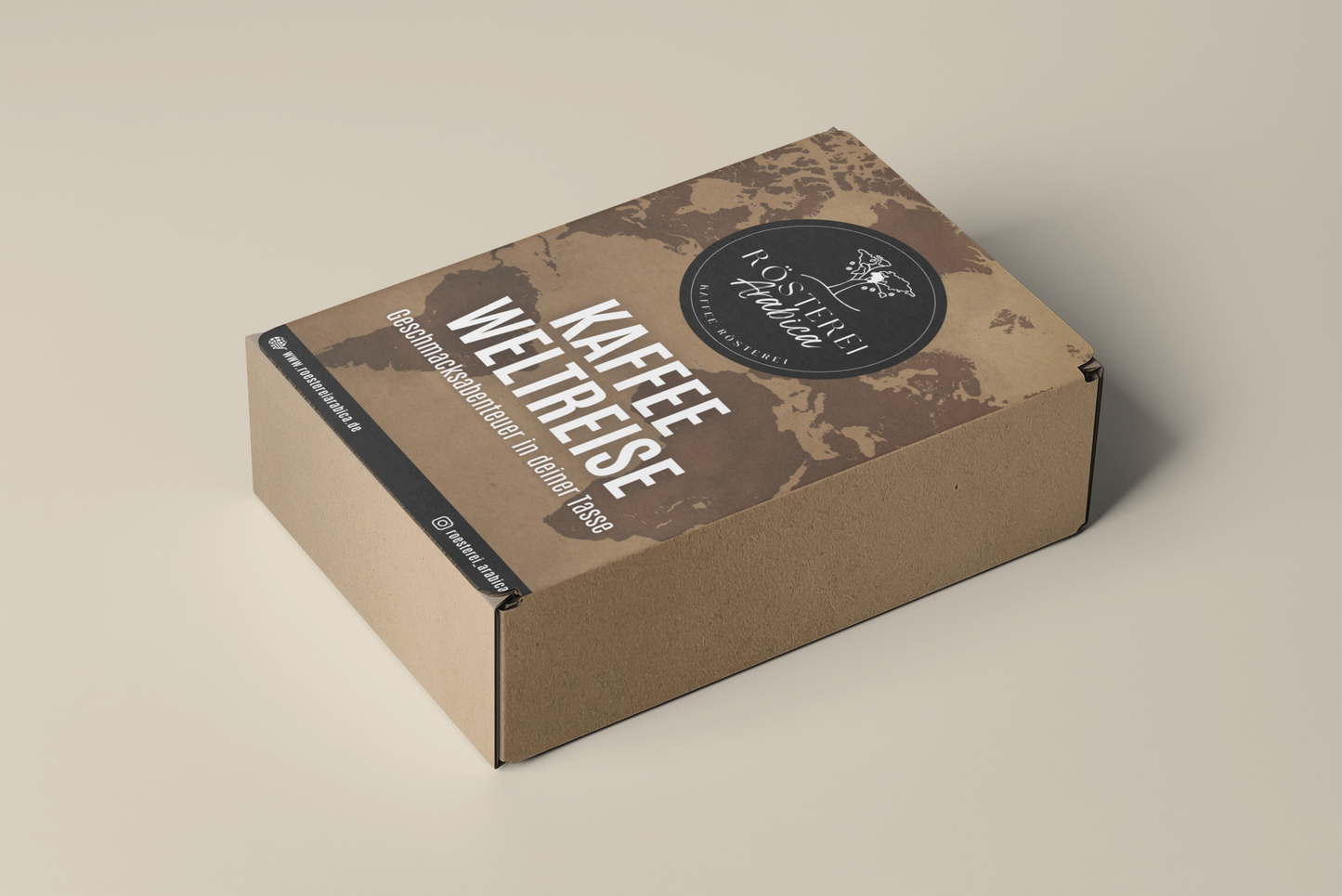Kaffe Weltreise Bundle - gratis French Press & Schokolade