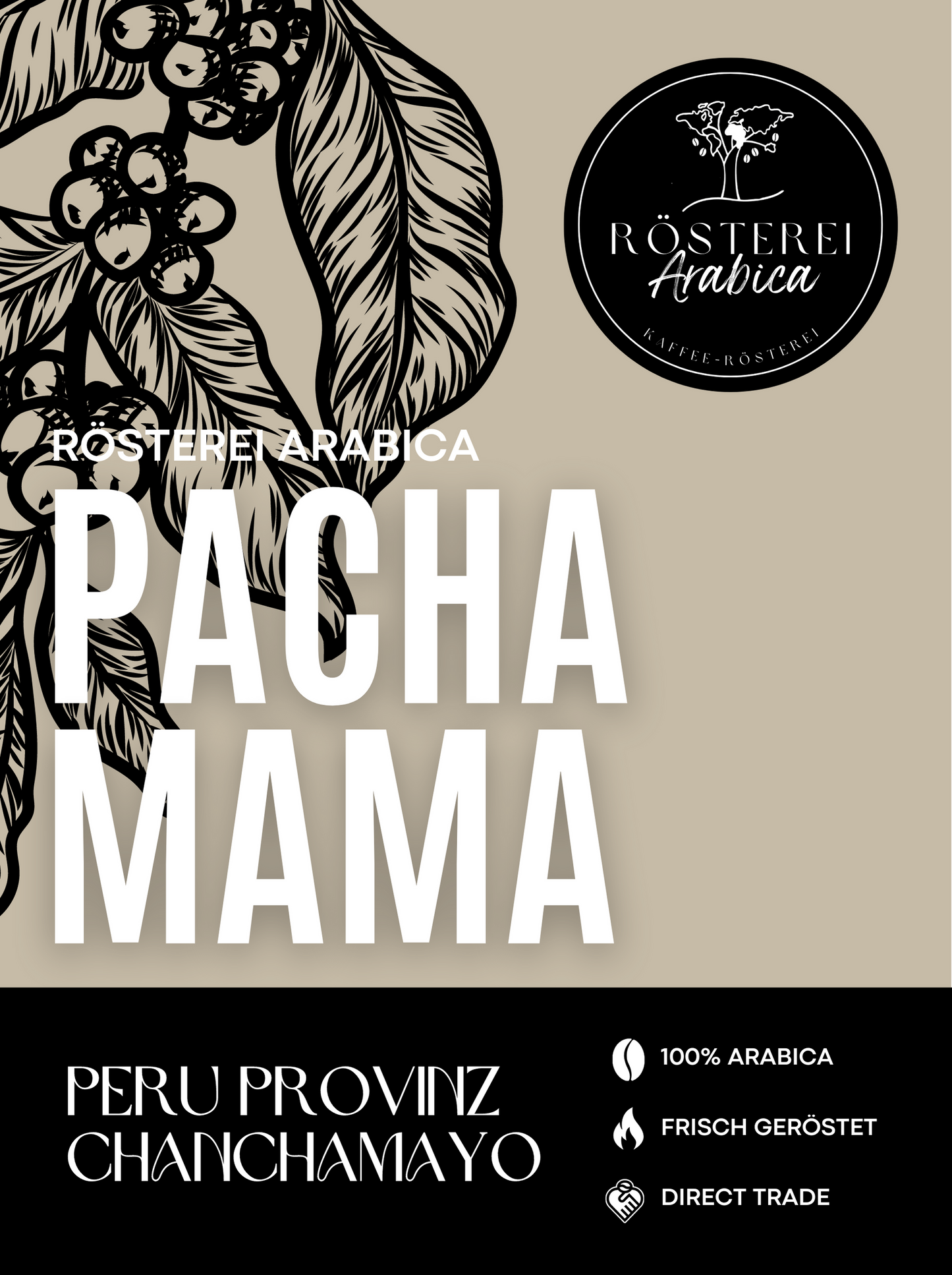 Gourmet Kaffee " Pacha Mama " - Silbermedaille 2020