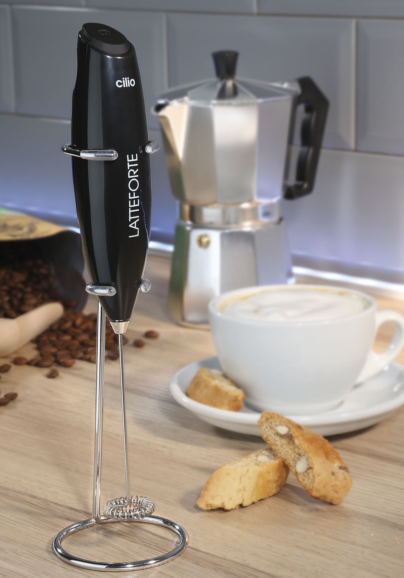 Milchaufschäumer LATTEFORTE, chrom