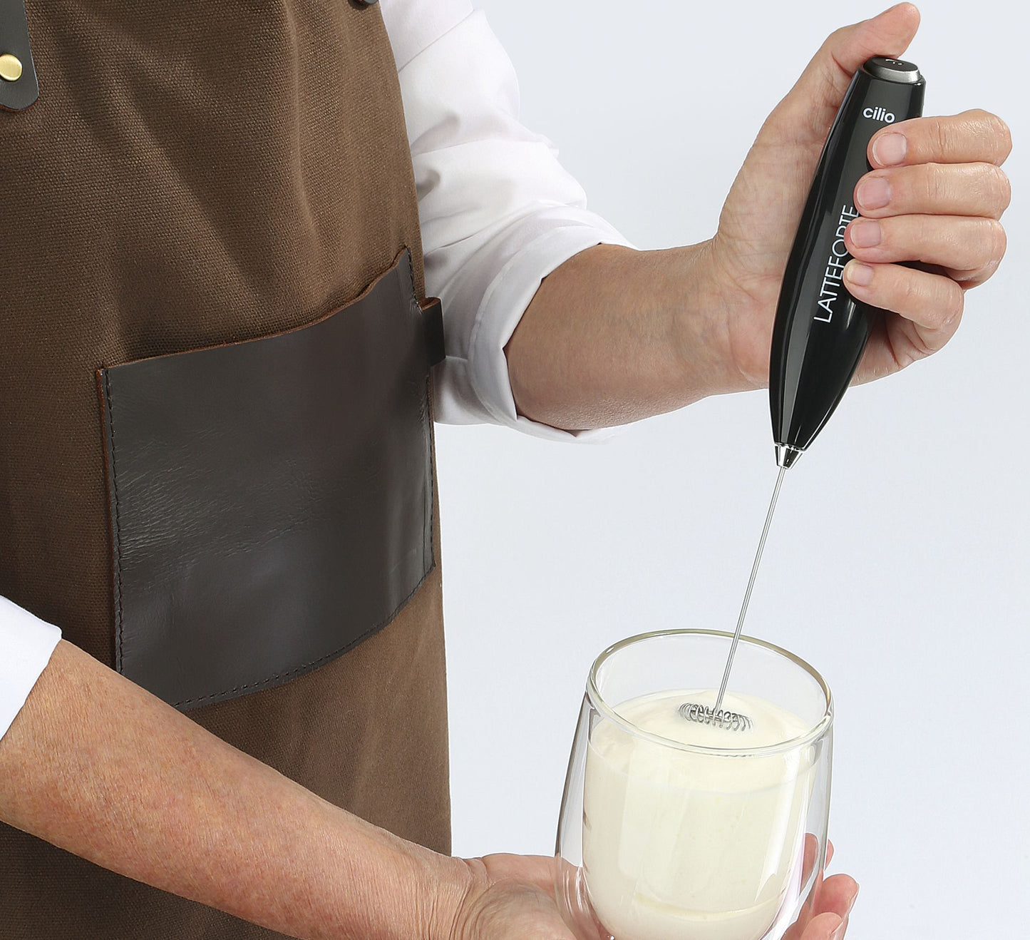 Cilio Milchaufschäumer LATTEFORTE, rot