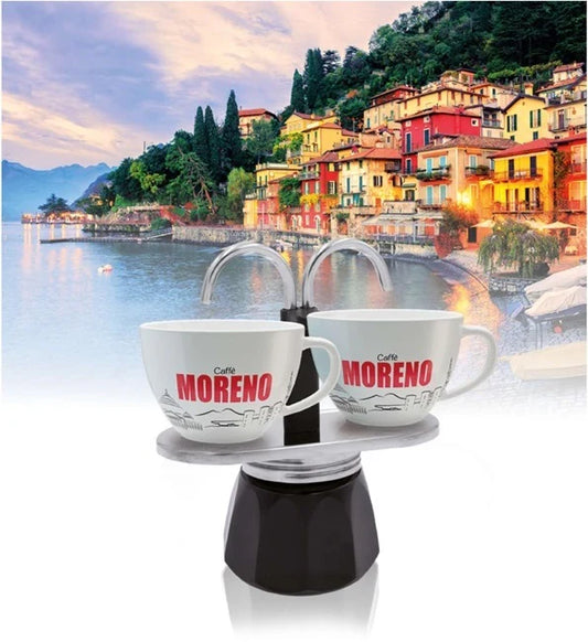 Monkano | COMO - Der Herdkocher für alle klassischen Herdarten inkl. 2 Espressotassen