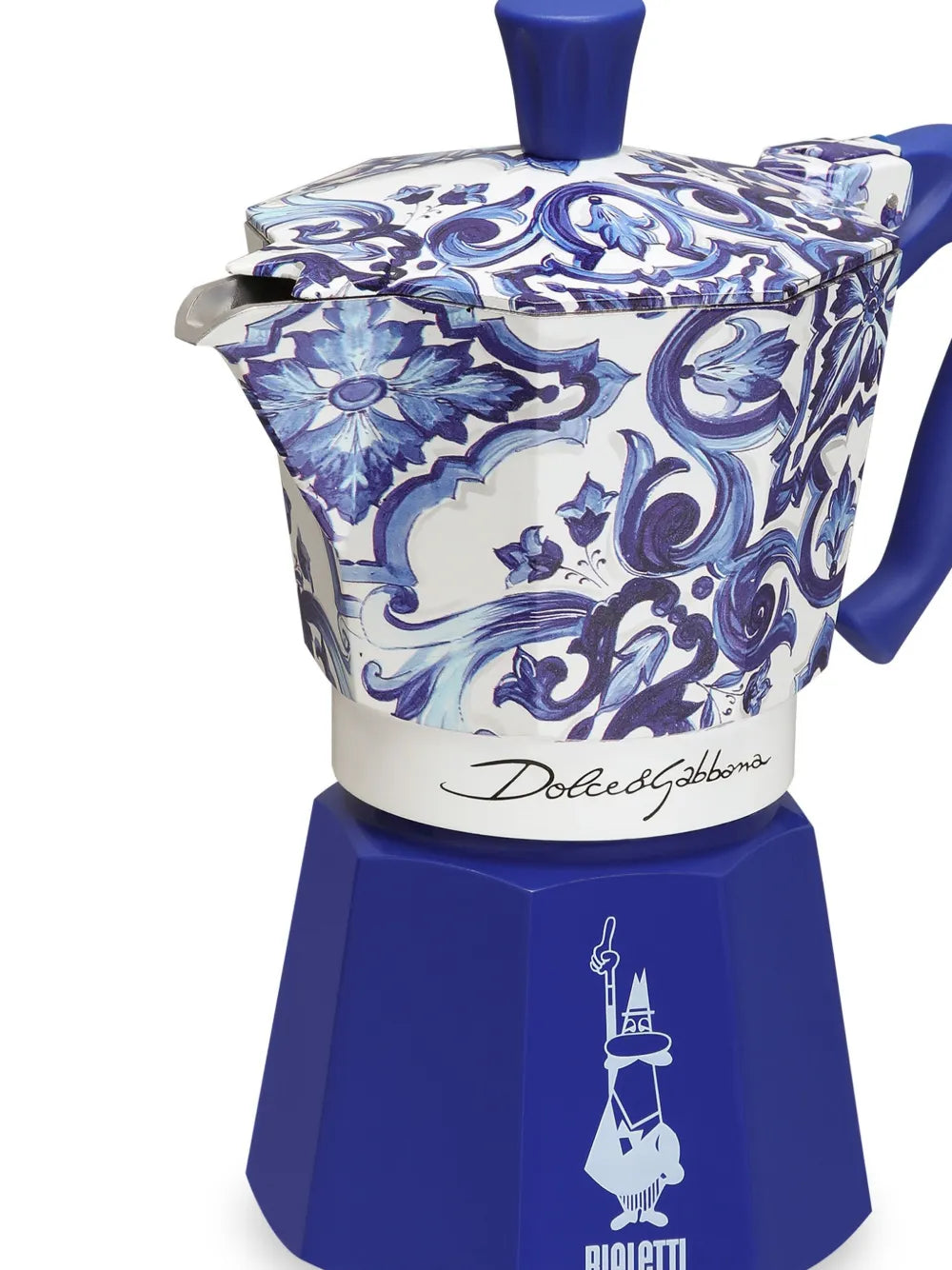 Dolce & Gabbana x Bialetti Moka Express Kaffeekocher blau
