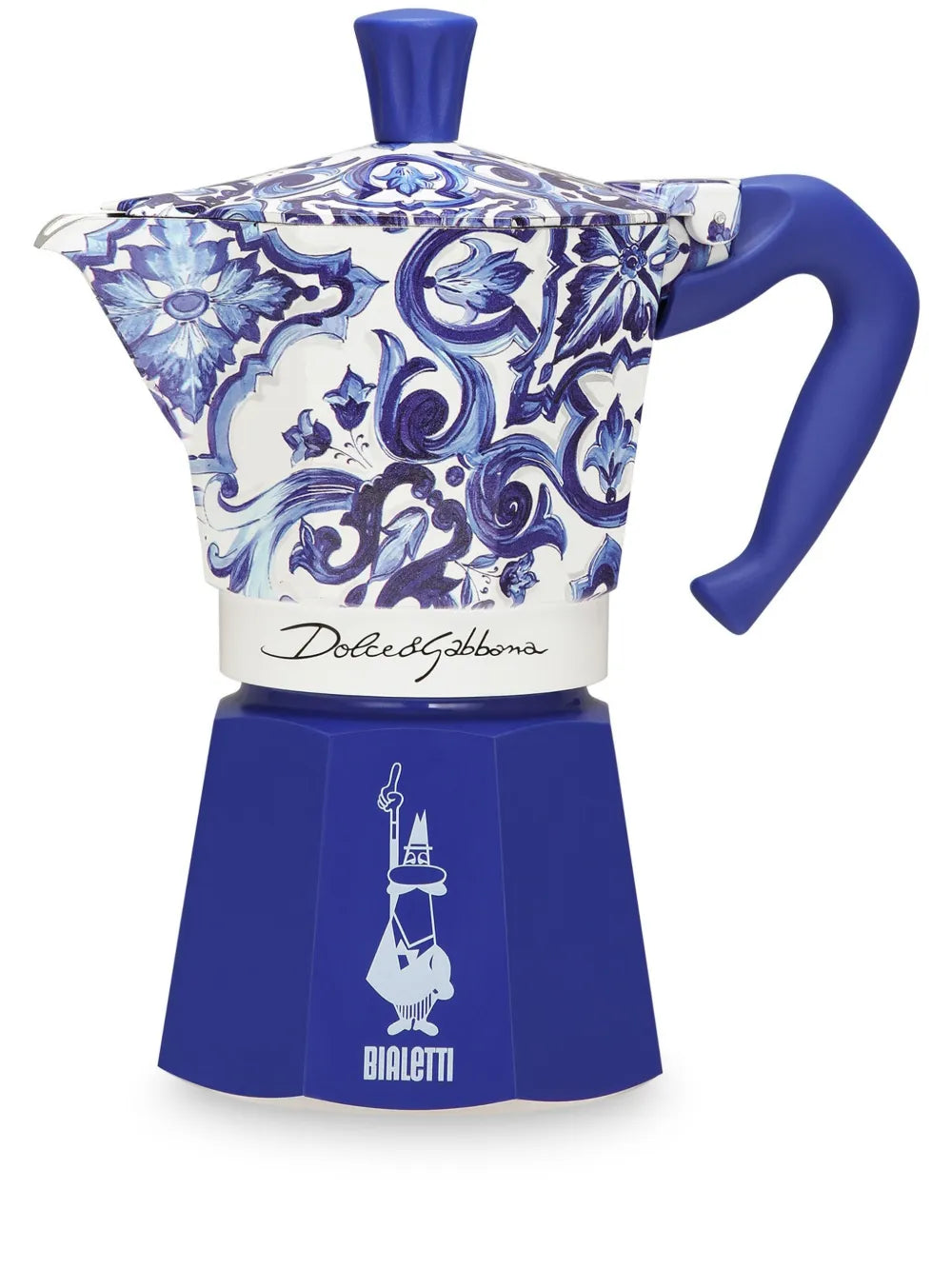 Dolce & Gabbana x Bialetti Moka Express Kaffeekocher blau
