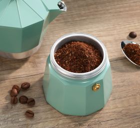 Espressokocher LEGNO 6Tassen menta