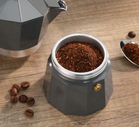 Espressokocher LEGNO 6T grigio