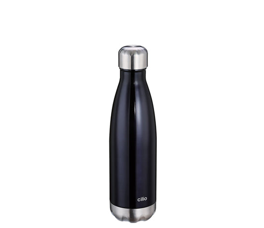 Isoliertrinkflasche ELEGANTE 500 ml schwarz Cilio