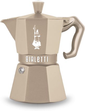 Bialetti Exclusive Moka Express Induktion creme, Espressokocher