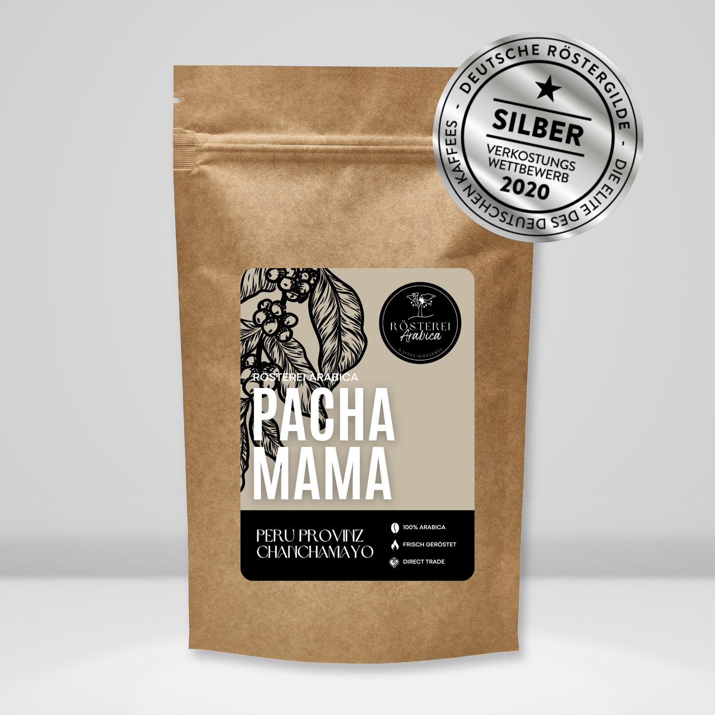 Gourmet Kaffee " Pacha Mama " - Silbermedaille 2020