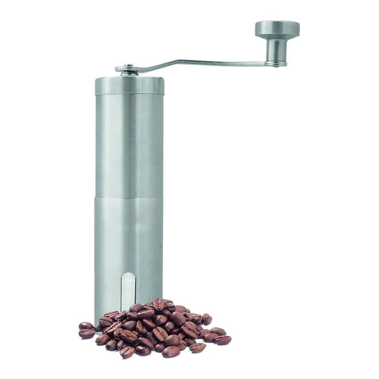 Monkano | Kaffemühle MONZA - Kaffeemühle aus Edelstahl und präzisem Kegelmahlwerk aus Industriekeramik