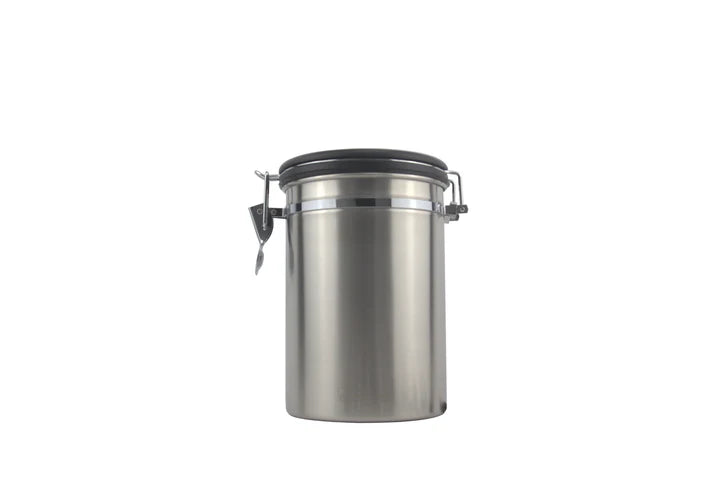 Monkano | Kaffeedose MONZA Edelstahl 304 mit integriertem Aroma-Ventil