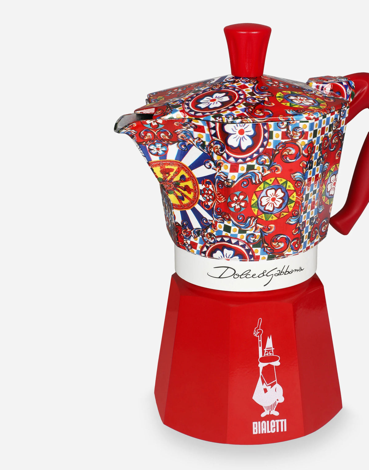 Dolce & Gabbana x Bialetti Moka Express Kaffeekocher rot