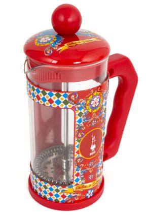 Bialetti Dolce&Gabbana French Press Preziosa rot  0,35 Liter Kaffee- und Teebereiter