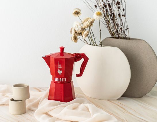 Bialetti Exclusive Moka Express rot, Espressokocher