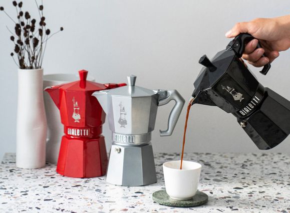 Bialetti Exclusive Moka Express schwarz, Espressokocher