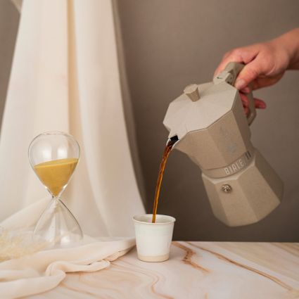 Bialetti Exclusive Moka Express Induktion creme, Espressokocher
