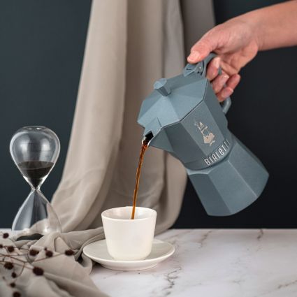Bialetti Exclusive Moka Express Induktion grau, Espressokocher